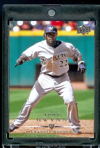 2008 Upper Deck  554 Tony Gwynn Jr. - Brewers - MLB Baseball Trading Card in a Protective Screw Down Display Case