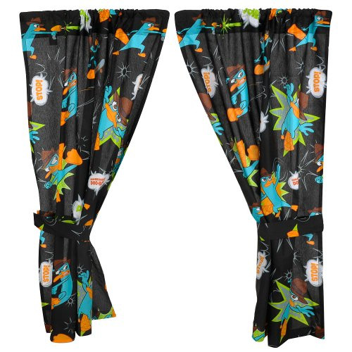 Disney Phineas and Ferb Window Drapes Disney Phineas and Ferb Window Drapes