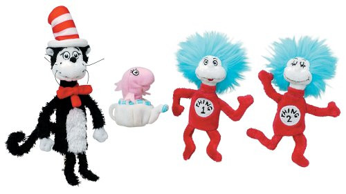 Manhattan Toy Dr. Seuss Cat in the Hat Finger Puppet Boxed Set