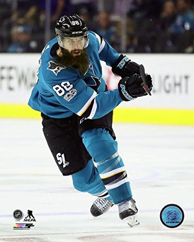 Brent Burns San Jose Sharks 2016-17 Action Photo -Size 8 inch x 10 inch-