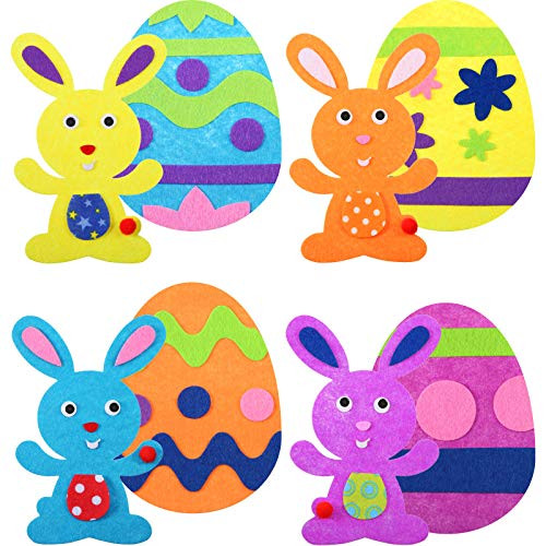 8 Pieces Foam Easter Egg and Bunny Magnet Craft Kit Easter Egg Rabbit Decorative Crafts Supplies Art Activities Party Favors for Boys Girls Toys Present Fun Home Activities 8 Pieces Foam Easter Egg and Bunny Magnet Craft Kit Easter Egg Rabbit Decorative Crafts Supplies Art Activities Party Favors for Boys Girls Toys Present Fun Home Activities