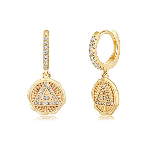 Evil Eye Earrings Huggie Hoop Triangle Evil Eye Huggie Hoop Earrings Small Evil Eye Earrings White CZ Evil Eye Hypoallergenic Jewelry Huggie Earrings for Women Girls Evil Eye Earrings Huggie Hoop Triangle Evil Eye Huggie Hoop Earrings Small Evil Eye Earrings White CZ Evil Eye Hypoallergenic Jewelry Huggie Earrings for Women Girls