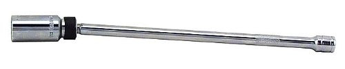 GreatNeck 28005 13/16 Inch Spark Plug Socket with 11 Inch Extension Bar, 3/8 Inch Drive
