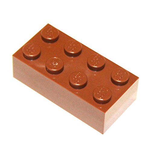 LEGO Parts and Pieces Reddish Brown 2x4 Brick x20