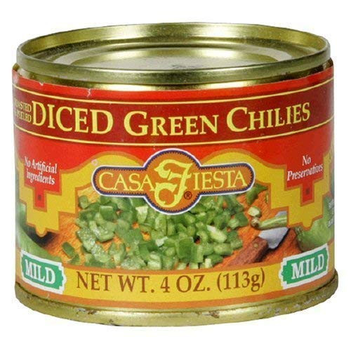 Casa Fiesta Chilies Diced Green Can 4 oz