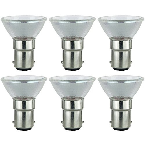 Sunlite 20MR11/CG/DC/NSP/12V/6PK Halogen 20W 12V MR11 Quartz Reflector Narrow Spotlight Light Bulbs (6 Pack)