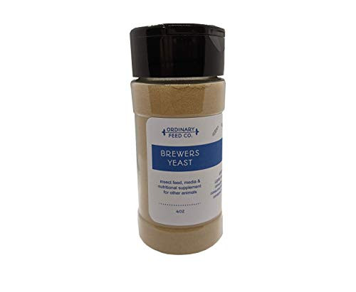 Brewers Yeast -4oz Shaker- - Ideal for Springtails Fruit Fly Cultures Food Supplement