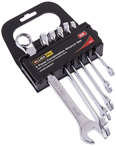 Allied 20300 Sae Fully Polished Combination Wrench Set (6 Piece)