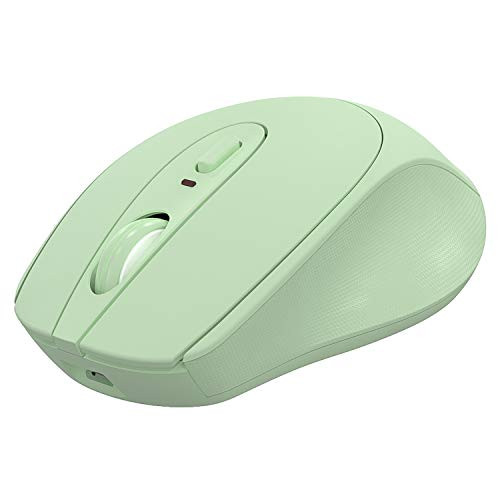 Wireless Mouse?Ergonomic Wireless Portable Mobile Mouse ?2.4G Noiseless Mouse with USB Nano Receiver ?Rechargeable Wireless Mouse for LaptopPCComputerNotebook -Green- Wireless Mouse?Ergonomic Wireless Portable Mobile Mouse ?2.4G Noiseless Mouse with USB Nano Receiver ?Rechargeable Wireless Mouse for LaptopPCComputerNotebook -Green-