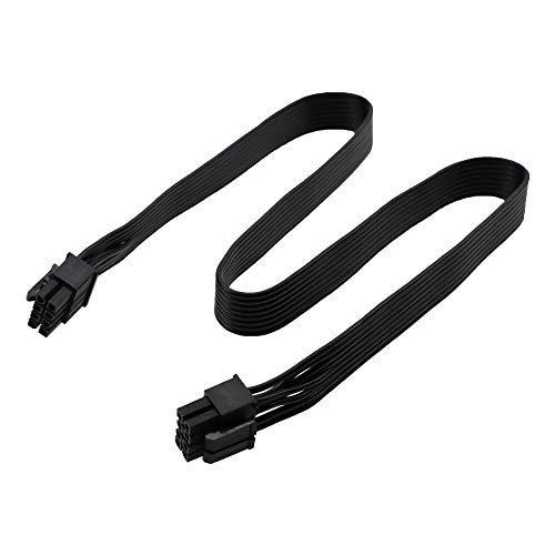 TAYCCEU ATX CPU 8 Pin Male to CPU 8 Pin Male -4 Plus4 Detachable- Motherboard Power Adapter Cable EPS-12V Only for Corsair Modular Power Supply -NOT PCI-e- 25 inch/63cm