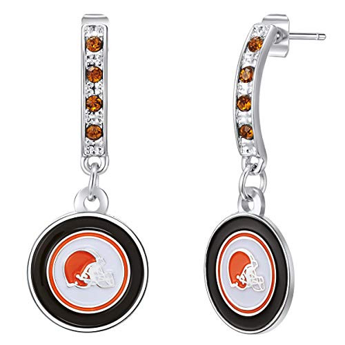 NFL Cleveland Browns Bar Post Earrings NFL Cleveland Browns Bar Post Earrings