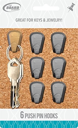 The Board Dudes 6ct Pushpin Hooks