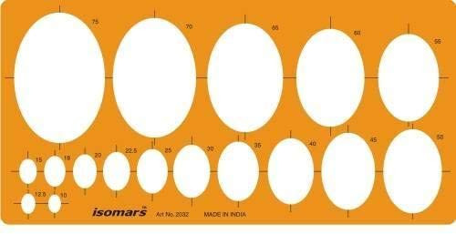 FineArt Technical Drawing Templates 17 Ellipses