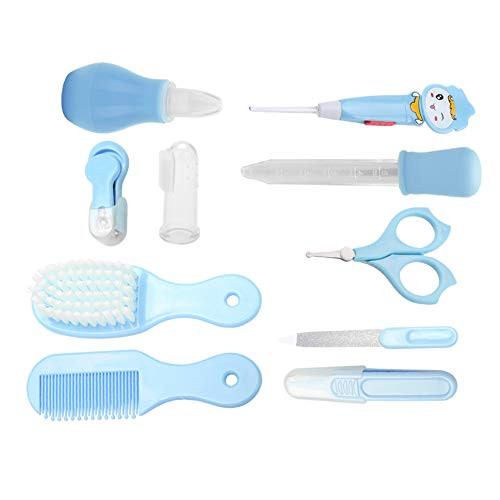 Infant Health Care BPA-Free Plastic Infant Baby Grooming Tools A Perfect Gift for Baby-Blue-