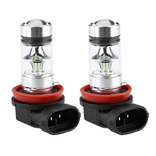 Car Fog Light2pcs H8 H11 8000K Ice Blue 100W LED Headlight Bulbs Kit Fog Car Driving Light