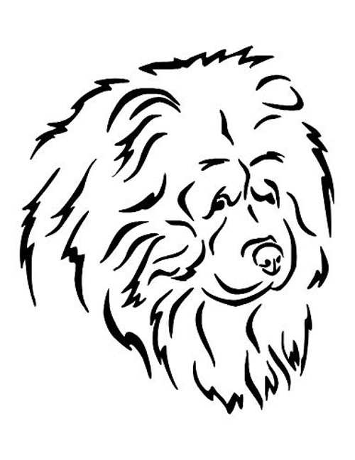 CHOW CHOW Chinese Dog Breed Face 8.5 inch x 11 inch Stencil 20 Mil Plastic Sheet NEW S141 CHOW CHOW Chinese Dog Breed Face 8.5 inch x 11 inch Stencil 20 Mil Plastic Sheet NEW S141