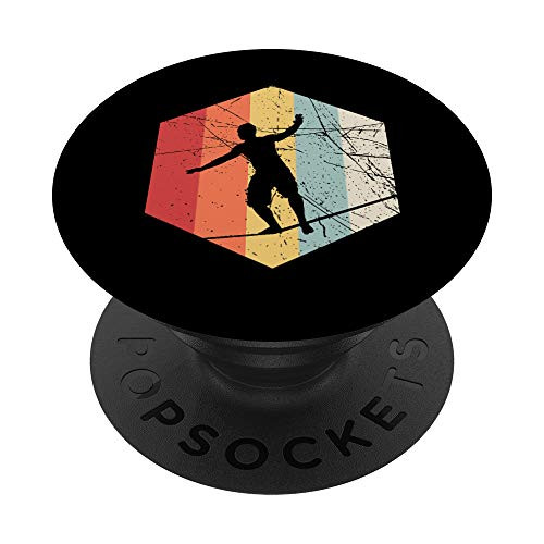 Vintage Slackline And Slackline Rope PopSockets Grip and Stand for Phones and Tablets Vintage Slackline And Slackline Rope PopSockets Grip and Stand for Phones and Tablets