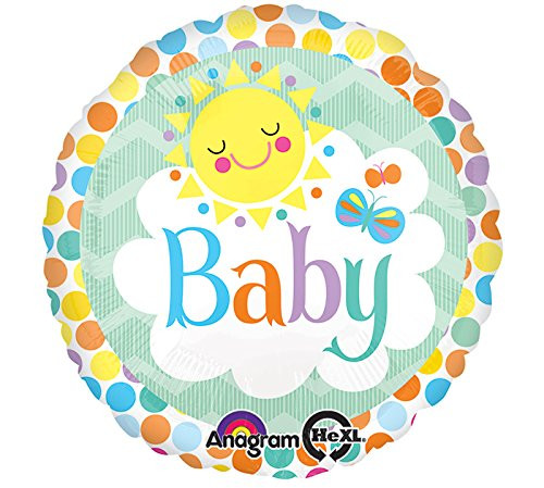 Anagram International Friendly Baby Sun Balloon Multicolor