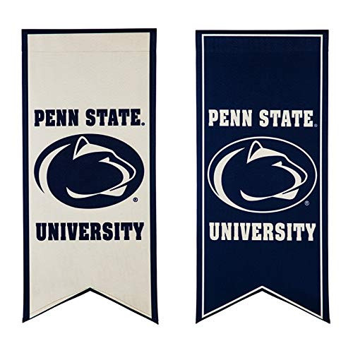 Team Sports America Pennsylvania State University Flag Banner Double Sides 12.5 x 28 Inches