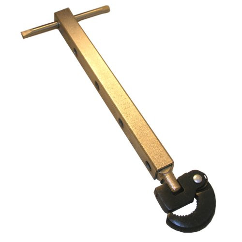 LASCO 13-2035 Metal Telescopic Basin Wrench Adjustable 9 to 16-Inch Length, Used For Faucet Installation
