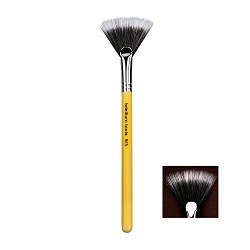 Bdellium Tools Studio Line Duet Fiber Fan Brush Yellow