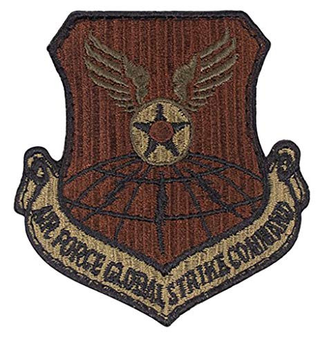 USAF Air Force Global Strike Command OCP Spice Brown Patch with Hook Fastener -Military Issued--Veteran Owned Business