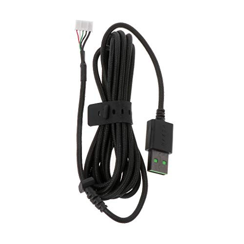 SHUGa Mouse Cable Durable Nylon Braided Line USB Mouse Cable Replacement Wire for Razer DeathAdder Elite Wired Gaming Mouse