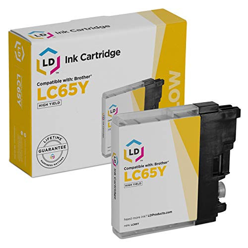 LD Compatible Ink Cartridge Replacement for Brother LC65Y High Yield -Yellow- LD Compatible Ink Cartridge Replacement for Brother LC65Y High Yield -Yellow-