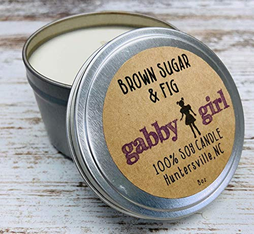 8oz Brown Sugar and Fig Soy Candle