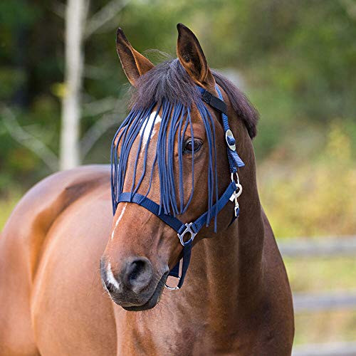 HORZE Nylon Fly Protection Soft Veil - Dark Blue Cob