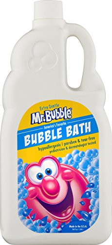 Mr. Bubble Extra gentle dye  and  fragrance free bubble bath 36 Ounce