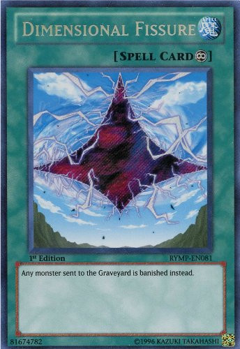 YU-GI-OH - Dimensional Fissure -RYMP-EN081- - Ra Yellow Mega-Pack - 1st Edition - Secret Rare