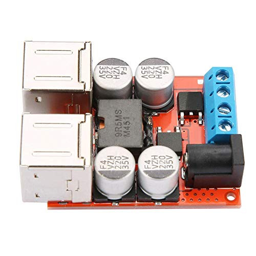 DC-DC Voltage Buck Converter 12V 24V 8-35V to 5V 8A 4 Channel USB Charger Power Source Voltage Step Down Module