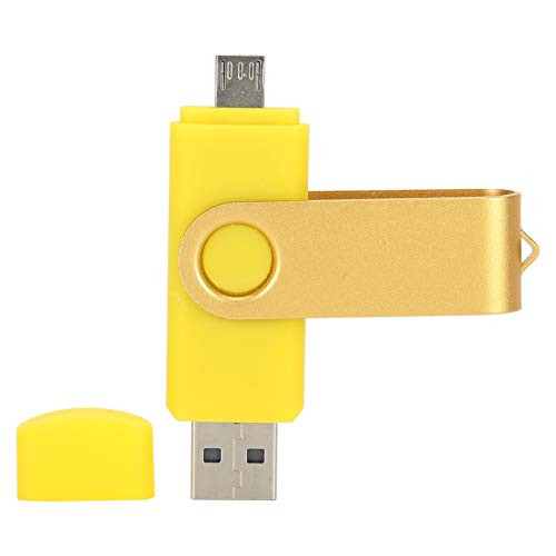 Memory Stick Yellow Portable U Disk USB Flash Drive Flash Drive USB2.0 Smart Phone for Tablets-32GB-