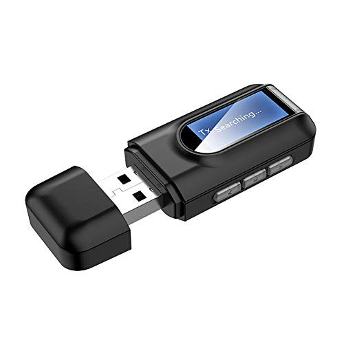 ZTGD Bluetooth Adapter Bluetooth Receiver Bluetooth 5.0 Receiver Transmitter LCD Display USB Dongle Wireless Audio Adapter Bluetooth Receiver ZTGD Bluetooth Adapter Bluetooth Receiver Bluetooth 5.0 Receiver Transmitter LCD Display USB Dongle Wireless Audio Adapter Bluetooth Receiver