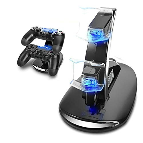 Controller Charger Dock with LED Indicator Dual USB Fast Charging Station Stand for Sony Playstation 4/PS4/PS4 Pro Controller Controller Charger Dock with LED Indicator Dual USB Fast Charging Station Stand for Sony Playstation 4/PS4/PS4 Pro Controller