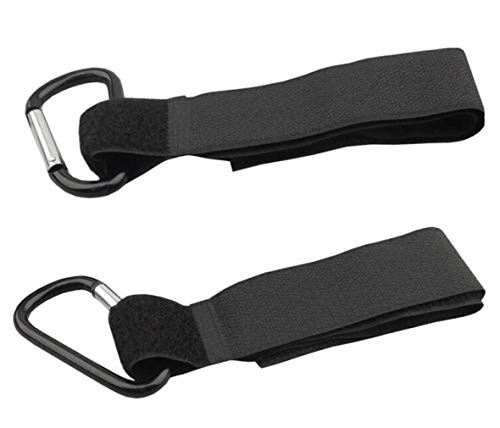 Brilaris Buggy Clips 2 Pack Carabiner Stroller Hooks Universal Fit Pram Hooks for Stroller Pushchair Durable Mommy Clip Stroller Hanger Organizer for Purse Shopping Grocery and Diaper Bag