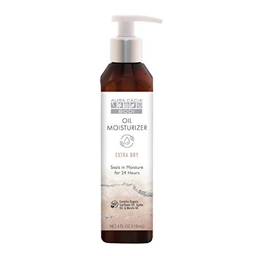 Aura Cacia Bodi Extra Dry Skin Oil Moisturizer - GC/ MS Tested for Purity - 120ml -4 fl. oz.-