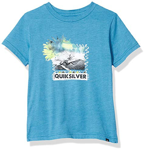 Quiksilver Boys Little Wide Eyes TEE Mediterranean Blue Heather 6