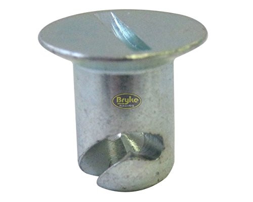 Quarter Turn Button Flush Head Steel 7/16 inch -Button Length .600 inch- -5-Pack- Bryke Fasteners