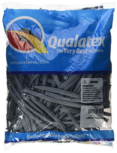 Qualatex 260Q Gray Tying Balloons -100ct-