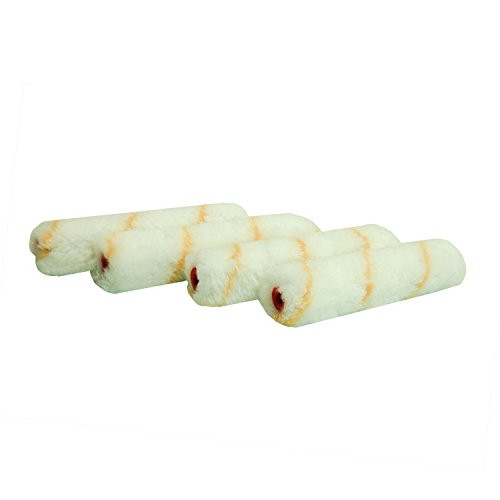 Shur-Line 4975C 6-Inch Fabric Mini Roller Refills Contractor 4-Pack