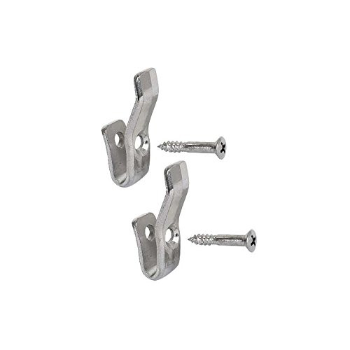 MACs Auto Parts 44-36214 - Mustang Coupe or Fastback Chrome Coat Hook Kit 4 Pieces
