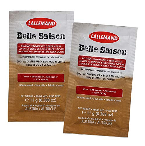 2x Danstar BELLE SAISON Belgium Beer Yeast 11g Fast Fermenting