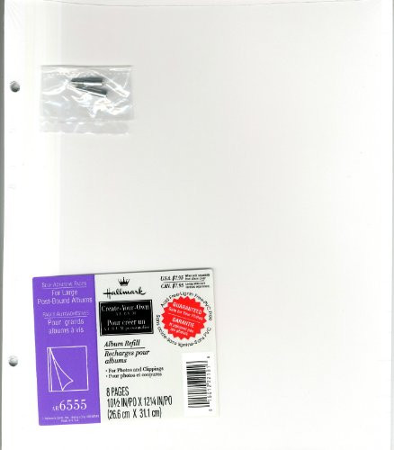 Hallmark Large ChooseYourOwn Album AR6555 SelfAdhesive Refill Pages