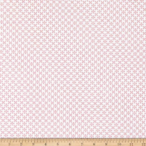 Wilmington Prints Susan Winget Meadow Bloom Ditzy Fabric White/Red