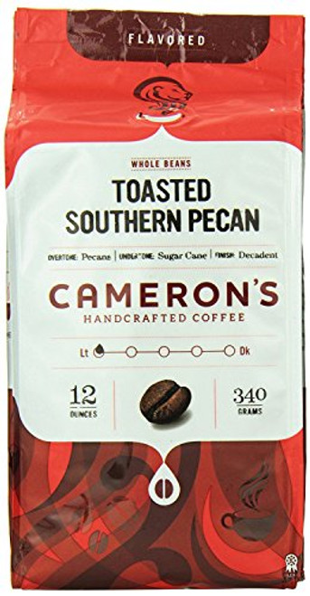 Cameron's Toasted Southern Pecan Whole Bean Coffee-12 oz Bag