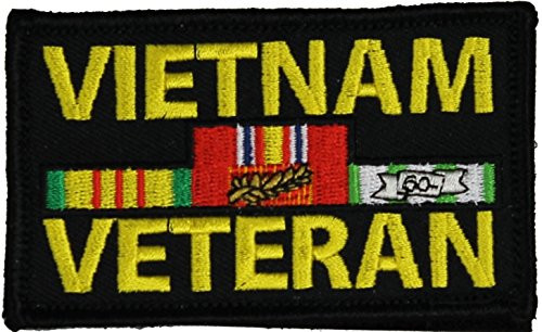 MilitaryBest Vietnam Veteran Hook and Loop Patch