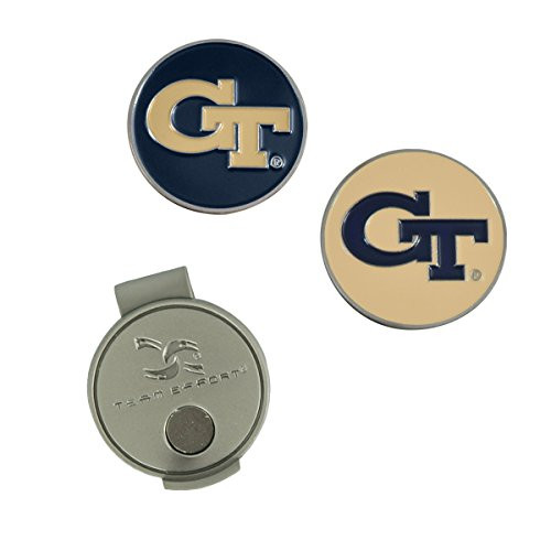 Team Effort Georgia Tech Yellow Jackets Hat Clip and 2 Ball Markers Team Effort Georgia Tech Yellow Jackets Hat Clip and 2 Ball Markers