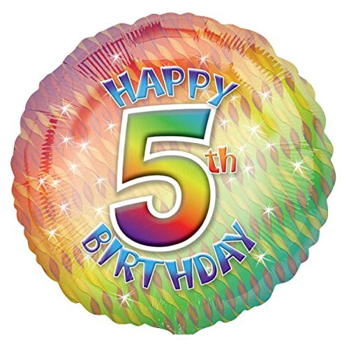 Anagram Amscan Happy 5th Birthday Circle Foil Balloon Hs40 Anagram Amscan Happy 5th Birthday Circle Foil Balloon Hs40